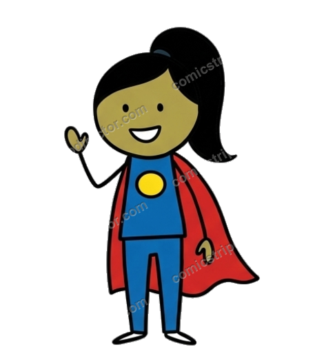 Anaïs in a costume