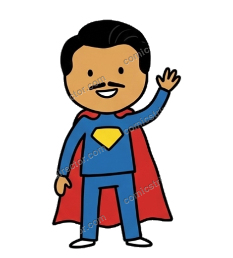 Bruno in a costume