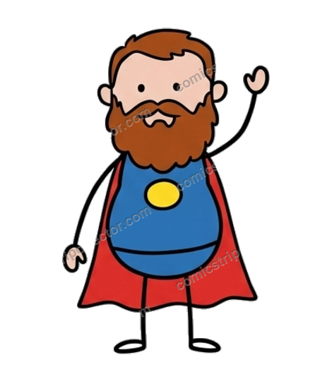 Gus in a costume