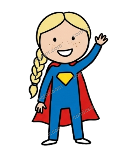 Ingrid in a costume