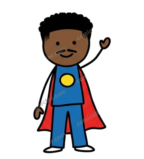 Marcus in a costume