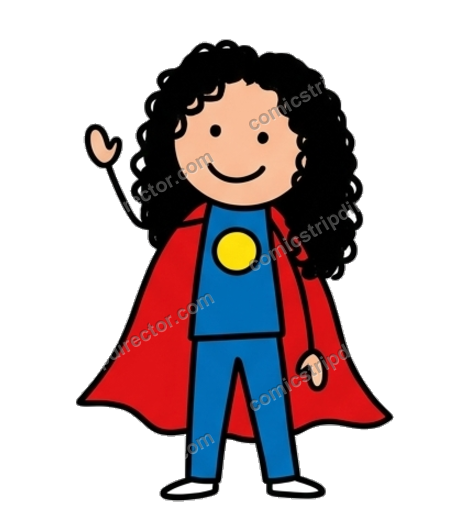 Priya in a costume