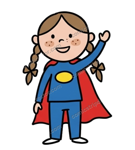 Willa in a costume